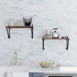 VASAGLE Wandregal »LCR01BX«, Hängeregal, 2er Set, 60 x 20 x 33 cm (L x B x H), Industrie-Design -Vasagleau Geschaft 0035aa78 3466 4579 b67e 2fdb977facf4