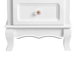 VASAGLE Nachttisch »RDN012«, 2 Stück Beistellschränke, Beine aus Kiefernholz, weiß -Vasagleau Geschaft 0148f025 8ae0 49f2 a70c 15d2c1792c4b