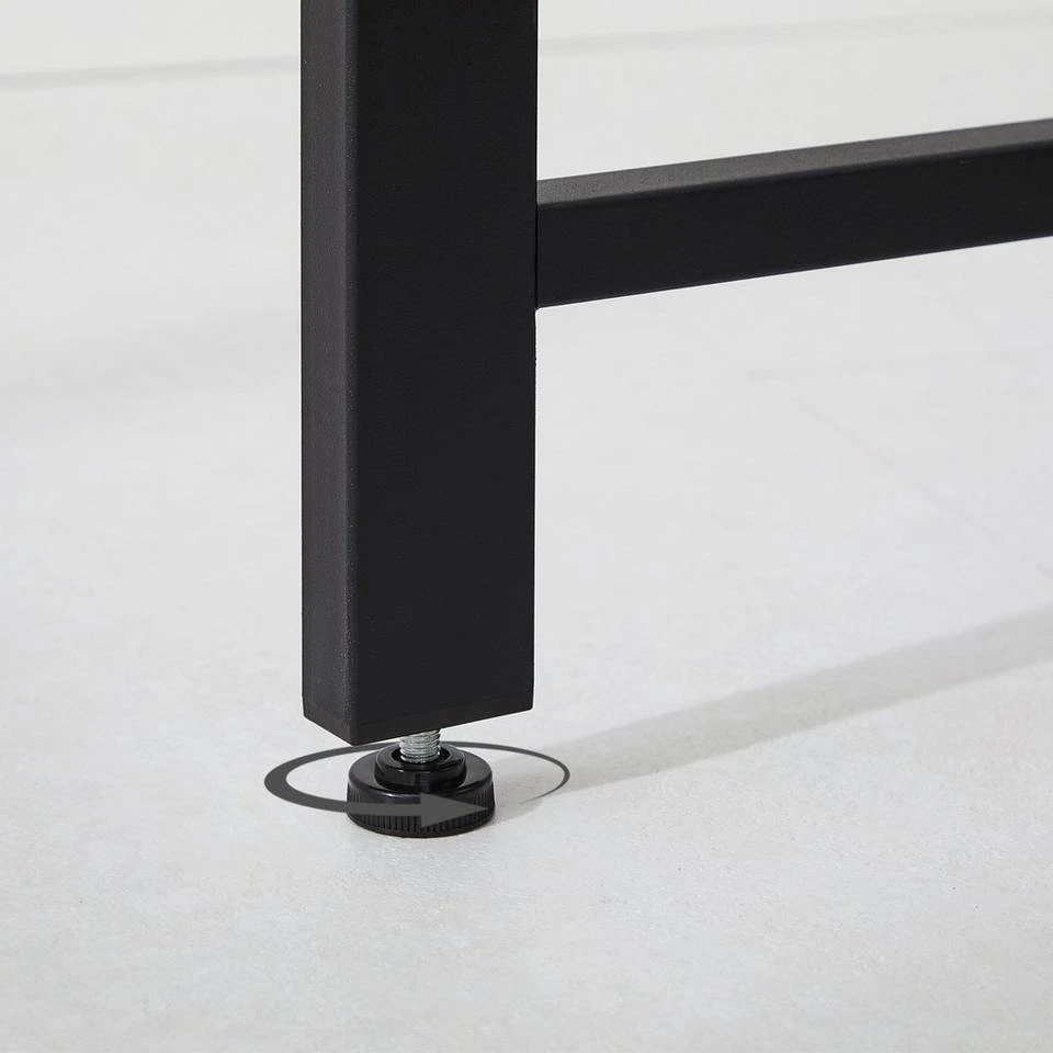 VASAGLE Computertisch »LWD052B01YC«, Schreibtisch mit Aktenschrank Schubladen Büro Homeoffice vintagebraun-schwarz 8 VASAGLE Computertisch »LWD052B01YC«, Schreibtisch mit Aktenschrank Schubladen Büro Homeoffice vintagebraun-schwarz – Bild 6