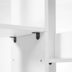 VASAGLE Bücherregal »LBC67BXV1 LBC067W01«, Standregal mit 13 Fächern, Aufbewahrungsregal, 86 x 25 x 140 cm, mit abgerundeten Ecken Vintage, Wei&szlig; -Vasagleau Geschaft 046e3167 4f3c 48fd b1c0 3ec966ce08c4