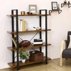 VASAGLE Bücherregal »LLS55BX LLS54BX LLS055B02«, stabiles Standregal, Wohnzimmerregal, vintage Greige-Schwarz -Vasagleau Geschaft 05bed5ec 8c6d 4731 8cec 18259ab616db