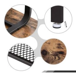 VASAGLE Couchtisch »LCT10X«, Kaffeetisch Metallgestell, vintage -Vasagleau Geschaft 0653f49e b1b7 457d a46d 0eafad74f0ac