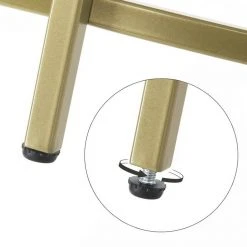 VASAGLE Couchtisch »LGT21G«, Beistelltisch, Glastisch, Sofatisch mit Metallgestell, Hartglas, Ø 84 cm, rund, stabil Gold, Schwarz 30 VASAGLE Couchtisch »LGT21G«, Beistelltisch, Glastisch, Sofatisch mit Metallgestell, Hartglas, Ø 84 cm, rund, stabil Gold, Schwarz -Vasagleau Geschaft 08d30168 9588 4f91 bba0 4771a0367f1a