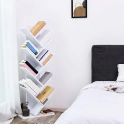 VASAGLE Bücherregal »LBC11BX LBC11WTV1«, Standregal mit 8 Ebenen, in Baumform, für Wohnzimmer, Homeoffice und Büro Vintage, Weiß -Vasagleau Geschaft 0bdb88fc dc56 4f9c a726 0d58f82c7ca7