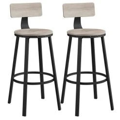 VASAGLE Barhocker »LBC026B01V1/B02/076B01« (2 St), 2er Set Barstühle, Küchenstühle, Sitzhöhe 73 / 62.5 cm, vintage Greige-Schwarz, Vintagebraun-Schwarz 38 VASAGLE Barhocker »LBC026B01V1/B02/076B01« (2 St), 2er Set Barstühle, Küchenstühle, Sitzhöhe 73 / 62.5 cm, vintage Greige-Schwarz, Vintagebraun-Schwarz -Vasagleau Geschaft 0d405ad5 e01e 4d12 9481 52a21ae62a05