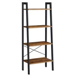 VASAGLE Standregal »LLS44MG LLS44X LLS45X«, Bücherregal, Leiterregal mit 4 Ebenen, vintage Grau -Vasagleau Geschaft 0dbebb89 7534 4ea1 b860 fcd4526c3247