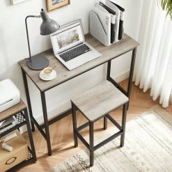 VASAGLE Barhocker »LBC65X LBC065B02«, 2er Set Barstühle, für Küche, Wohnzimmer, Esszimmer, Industrie-Design Greige, Vintage -Vasagleau Geschaft 10fa8761 2f0b 468c a0db f5c2b1c2f16a