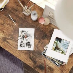 VASAGLE Schreibtisch »LWD55X«, Computertisch, Bürotisch, Wohnzimmer, vintagebraun-schwarz -Vasagleau Geschaft 10fcaf5f b248 4e7f 900d 604c8e9bff3c