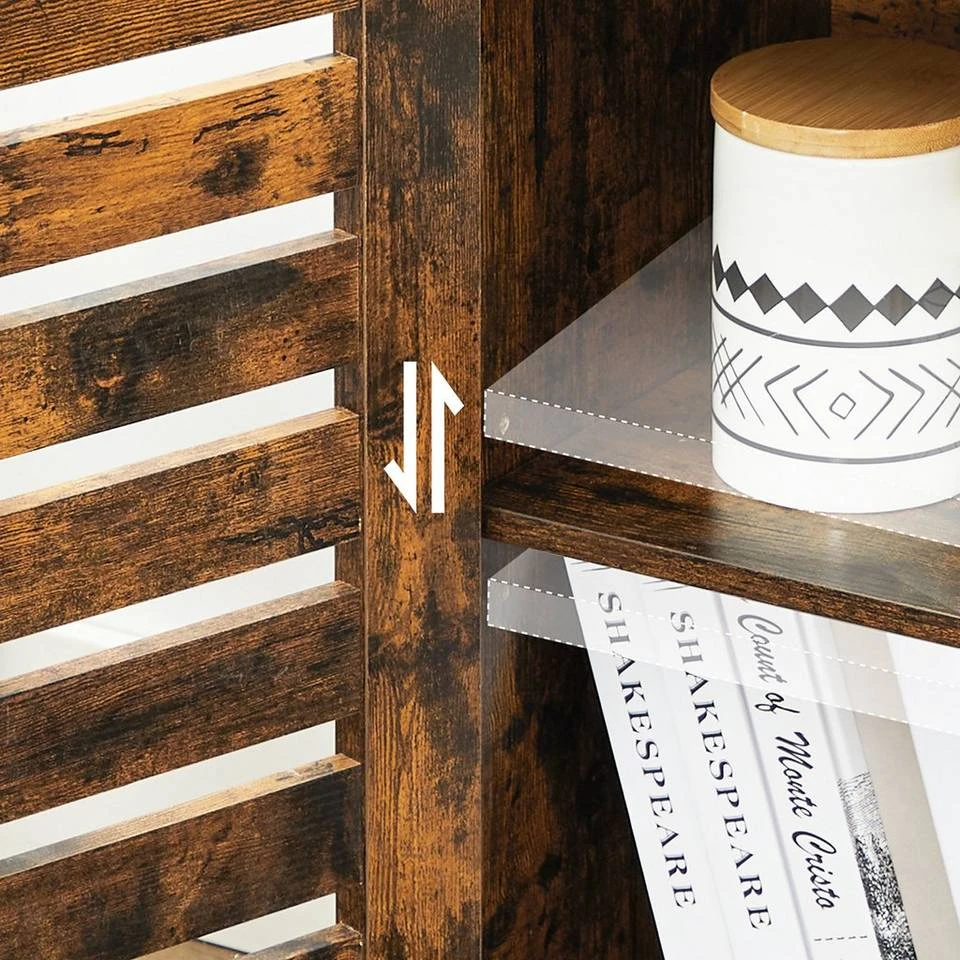 VASAGLE Bücherregal »LBC029B01«, Bücherschrank, Aufbewahrungsschrank, Schlafzimmer, 66 x 30 x 148,9 cm, vintage 10 VASAGLE Bücherregal »LBC029B01«, Bücherschrank, Aufbewahrungsschrank, Schlafzimmer, 66 x 30 x 148,9 cm, vintage – Bild 8