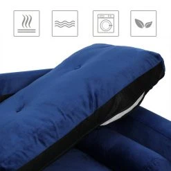 VASAGLE 3-Sitzer »LCS001«, Bezug aus Samt, Metallbeine, Klassisch bis modern, einfacher Aufbau, 183 x 78 x 88 cm Blau, Grau, Petrolfarben, Rosa -Vasagleau Geschaft 1750ab71 e460 4c85 847f a2e15eb8c2e3