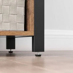 VASAGLE Sideboard »LSC083B01«, Kommode mit 2 Lamellentüren, Industrie-Design, Breite 114 cm, vintage -Vasagleau Geschaft 187a37c1 4f15 4f95 a7c0 14f55df67ce2