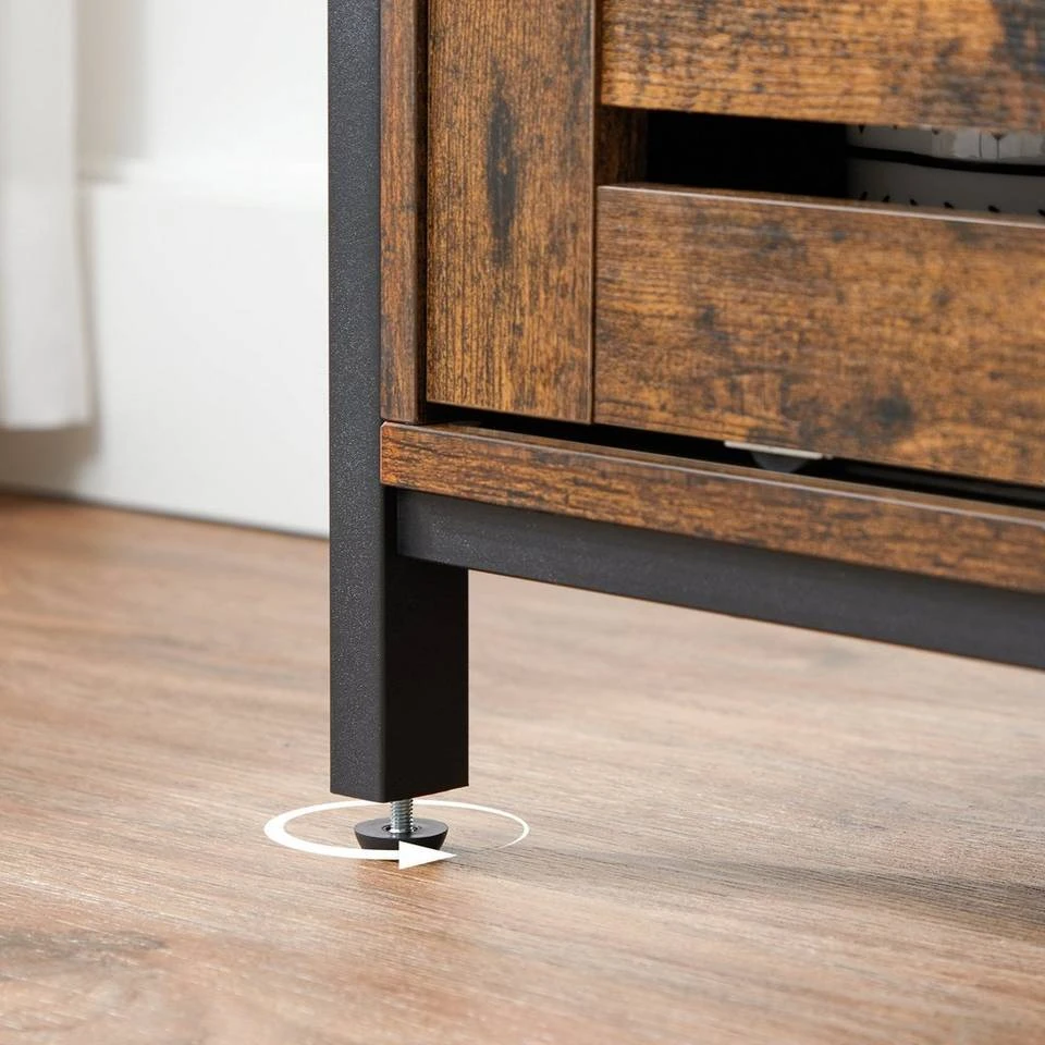 VASAGLE Sideboard »LSC091B01«, Aufbewahrungsschrank, Breite 100 cm, Wohnzimmer, Flur, Küche, vintage 10 VASAGLE Sideboard »LSC091B01«, Aufbewahrungsschrank, Breite 100 cm, Wohnzimmer, Flur, Küche, vintage – Bild 8