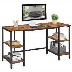 VASAGLE Schreibtisch »LWD54X«, Bartisch, Bürotisch, Computertisch, große Tischoberfläche, Arbeitszimmer, 137 x 55 x 75 cm, vintage -Vasagleau Geschaft 1af3ef9d b5e7 442a 91df eb7452f4c4f5