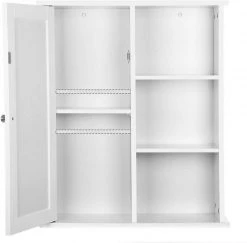 VASAGLE Badkommode »BBC20WT«, Hängeschrank, Wandschrank, Badschrank, 60 x 71 x 18 cm, weiß -Vasagleau Geschaft 1dab6435 5ce6 46bb 9608 e1c10d004260