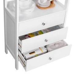 VASAGLE Badkommode »BBC163W01«, Badezimmerschrank, Badschrank, mattweiß -Vasagleau Geschaft 1dd6c6ee 19ba 4f5d b554 eca7c4ec4db9