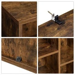 VASAGLE Bücherregal »LBC025X01«, Bücherschrank 50 x 80 x 24 cm, vintage -Vasagleau Geschaft 1f62bbb1 ccc3 41f8 962e 4c426bdd2c7f