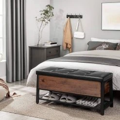 VASAGLE Sitzbank »LSB47BX LSB047B03«, Sitzbank, Eisen, vintage Haselnussbraun -Vasagleau Geschaft 1f9e1ff6 e06f 48a6 a27c 02341ef0493c