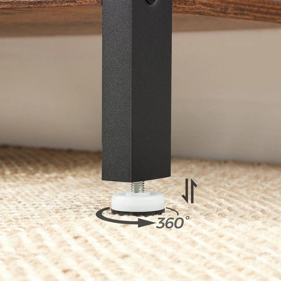 VASAGLE Bücherregal »LBC12BX«, Büroregal, Standregal, Wohnzimmer, Arbeitszimmer Grau, Vintage 9 VASAGLE Bücherregal »LBC12BX«, Büroregal, Standregal, Wohnzimmer, Arbeitszimmer Grau, Vintage – Bild 7