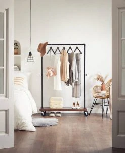 VASAGLE Kleiderständer »HSR65BX«, Schwerlast Garderobenständer, bis 90 kg belastbar, vintage -Vasagleau Geschaft 1fe978eb 6f96 408e bfbe e0066949edf0