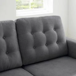 VASAGLE 3-Sitzer »LCS101«, Couch fürs Wohnzimmer, Polyester, 177 x 72 x 86 cm (L x B x H) Beige, Grau -Vasagleau Geschaft 222e239a 5933 448f beba a0f5744864dd