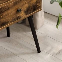 VASAGLE Beistelltisch »LET176B01«, Nachttisch, mit Schublade und schrägen Beinen, vintage -Vasagleau Geschaft 23636391 eded 419f 99e8 79dbb48d5d0d