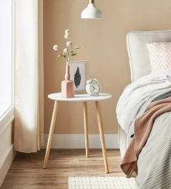 VASAGLE Beistelltisch »LET07WN«, Beistelltisch-Set rund, Sofatische, Couchtische, weiß -Vasagleau Geschaft 2603e9f5 825a 426a 8fdc 27ab6a9b1d76