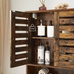 VASAGLE Hängeschrank »BBK121X01« Badezimmerschrank, Wandschrank, höhenverstellbarer Einlegeboden, 60 x 20 x 70 cm, vintage -Vasagleau Geschaft 2777fc39 0503 4b8c 9871 62e6ca7fc7e6