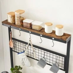 VASAGLE Küchenregal »KKS17BX«, Standregal für die Küche, 10 Haken, Gitterablage aus Metall, Vintage 13 VASAGLE Küchenregal »KKS17BX«, Standregal für die Küche, 10 Haken, Gitterablage aus Metall, Vintage -Vasagleau Geschaft 28c3b62f c25f 4992 a608 f475fb2dd4a7