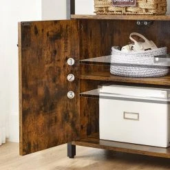 VASAGLE Badkommode »LSC602B01«, Küchenschrank, Badschrank, Beistellschrank mit Ablage, Industrie-Design, vintage -Vasagleau Geschaft 2a21717f 4139 4afc b3cc 87dc2d952d8f