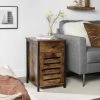 VASAGLE Nachtschrank »LET063B01« Beistelltisch mit Lamellentür, Industrie-Design, vintage -Vasagleau Geschaft 2a9527f1 74bc 4aa3 97f3 60f9063d601e