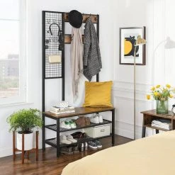 VASAGLE Garderobenständer »HSR86/086/98«, Kleiderständer mit 12 Kleiderhaken und Schuhregal, vintage Greige 38 VASAGLE Garderobenständer »HSR86/086/98«, Kleiderständer mit 12 Kleiderhaken und Schuhregal, vintage Greige -Vasagleau Geschaft 2dcbf413 a17a 4eae 8ff8 3f33b378f689