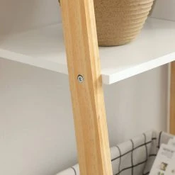 VASAGLE Standregal »LLS200N01 LLS200W01«, Bücherregal, Leiterregal mit 4 Ebenen Natur, Weiß -Vasagleau Geschaft 2de56e5b b29f 4d22 8176 63c35eaa84d4