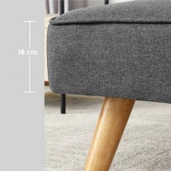 VASAGLE Schlafsofa »LCS701«, Schlafcouch, Bettsofa, 175 x 83 x 76 cm, Ausklappsofa, Wohnheim, grau Beige -Vasagleau Geschaft 323e2831 931f 4a0e bf08 59930a206b68