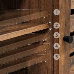 VASAGLE Sideboard »LSC79BX«, Beistellschrank, Küchenschrank, Breite 100 cm, vintage 17 VASAGLE Sideboard »LSC79BX«, Beistellschrank, Küchenschrank, Breite 100 cm, vintage -Vasagleau Geschaft 32d07540 8547 40d4 ae1c 7d9c4fa9d2da