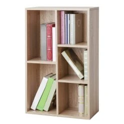 VASAGLE Bücherregal »LBC25WT LBC25NL«, Bücherschrank, 50 x 80 x 24 cm, eiche hell Natur, Wei&szlig; -Vasagleau Geschaft 33e03832 484c 4991 b9ae 9ff5e2393aa0