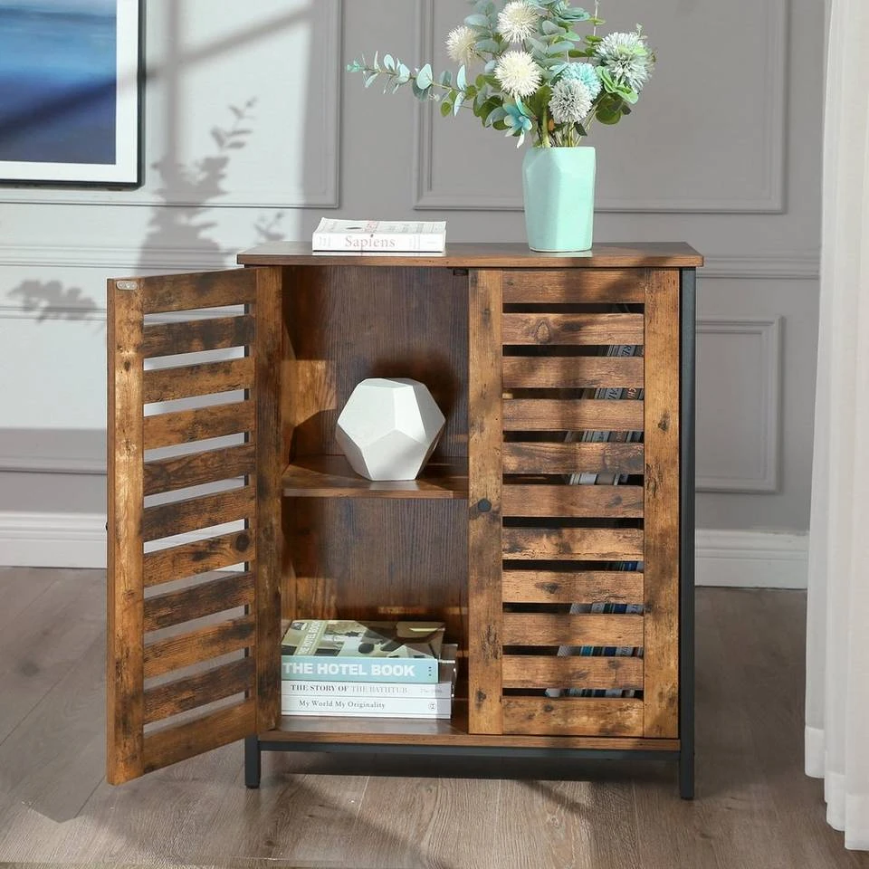 VASAGLE Kommode »LSC78BX«, Beistellschrank, Sideboard, Dekoschrank, vintage 5 VASAGLE Kommode »LSC78BX«, Beistellschrank, Sideboard, Dekoschrank, vintage – Bild 3