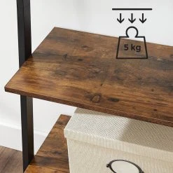 VASAGLE Standregal »LLS43BX LLS043B02«, Leiterregal, Wandregal mit 4 Ebenen, Bücherregal, Wohnzimmer, Küche, vintage Grau -Vasagleau Geschaft 3687bd33 4ca0 4109 99b3 6f26c1ed87e1