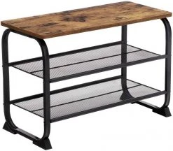 VASAGLE Schuhbank »LMR32BX«, Schuhschrank im Industrie Design, vintage -Vasagleau Geschaft 37cc61ef b7be 4551 8d40 42ce97f5a5c3