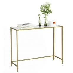 VASAGLE Konsolentisch »LGT26G LGT026A02 LGT026B01«, Beistelltisch, Sofatisch stabil, Glastisch, Wohnzimmer Roségold, Goldfarben, Schwarz 28 VASAGLE Konsolentisch »LGT26G LGT026A02 LGT026B01«, Beistelltisch, Sofatisch stabil, Glastisch, Wohnzimmer Roségold, Goldfarben, Schwarz -Vasagleau Geschaft 3944755f 2781 44c1 8c0a bb9ecc694aaa