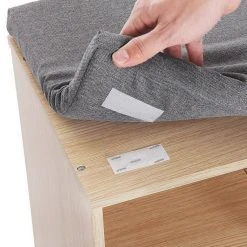 VASAGLE Schuhbank »LHS10«, Schuhregal, Sitzbank, 10 Fächer, mit Polsterung, multifunktional, 104 x 30 x 48 cm Natur, Vintage, Weiß -Vasagleau Geschaft 3a567bb3 2d19 4bd8 8eab 1f51a1196af0