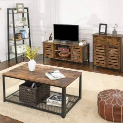VASAGLE Kommode »LSC86BX«, Sideboard mit Schublade, für Wohnzimmer, Schlafzimmer, Flur, mit Lamellentüren-Design, vintage -Vasagleau Geschaft 3a8965c1 2ed6 4c6b b153 1a8d1416723b