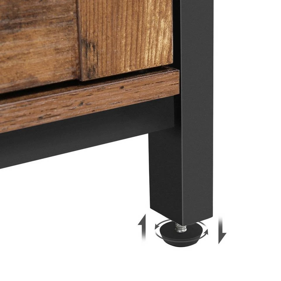 VASAGLE Sideboard »LSC79BX«, Beistellschrank, Küchenschrank, Breite 100 cm, vintage 9 VASAGLE Sideboard »LSC79BX«, Beistellschrank, Küchenschrank, Breite 100 cm, vintage – Bild 7