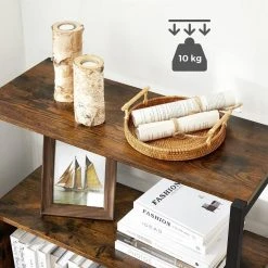 VASAGLE Bücherregal »LBC073B01«, Standregal, 5 Ebenen, Gitter-Rückwand, Wohnzimmer, Schlafzimmer, vintage 16 VASAGLE Bücherregal »LBC073B01«, Standregal, 5 Ebenen, Gitter-Rückwand, Wohnzimmer, Schlafzimmer, vintage -Vasagleau Geschaft 3f379011 7e74 4c72 878b bce0e3d17fa6