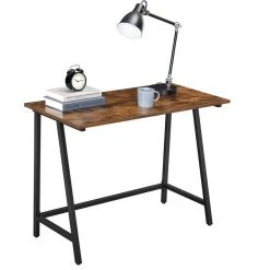 VASAGLE Schreibtisch »LWD40X LWD040B02«, Computertisch, Büro, Arbeitszimmer, einfacher Aufbau, Industrie-Design, 100 x 50 x 75 cm Grau, Vintage -Vasagleau Geschaft 40cd7474 22ce 4bf0 b61e e9d5bfc06918