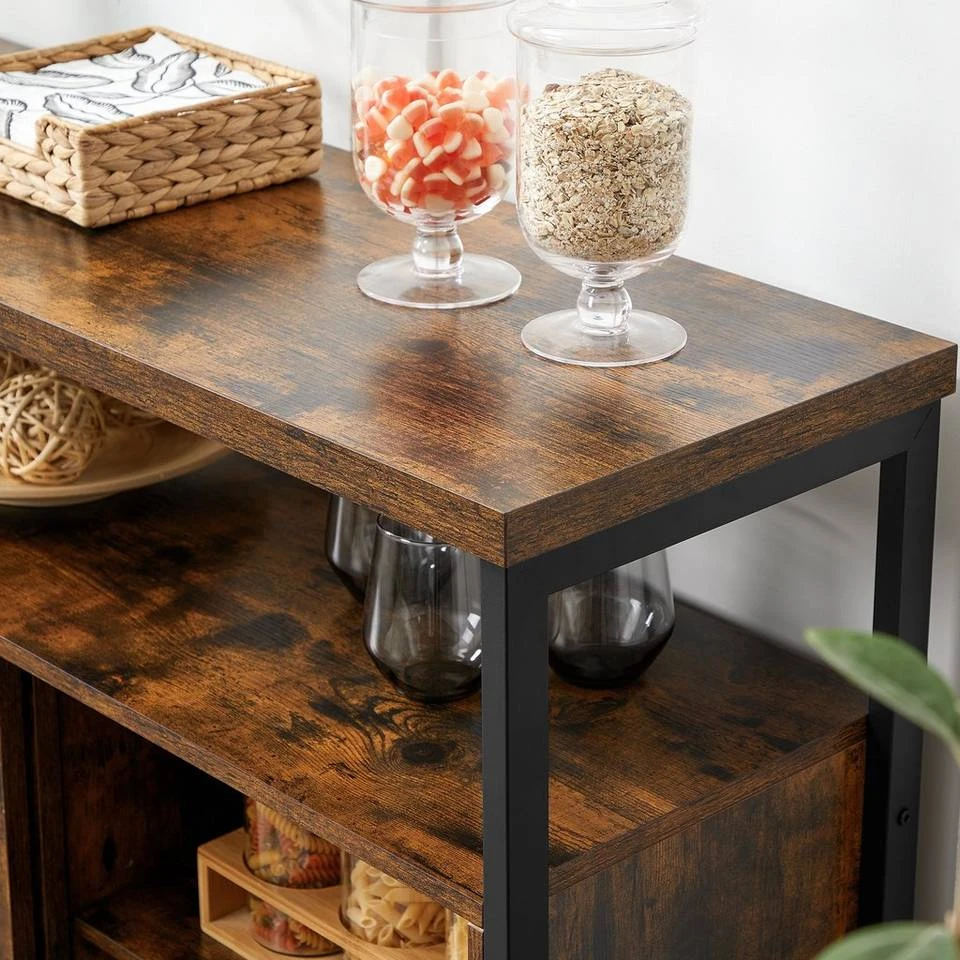 VASAGLE Sideboard »LSC091B01«, Aufbewahrungsschrank, Breite 100 cm, Wohnzimmer, Flur, Küche, vintage 12 VASAGLE Sideboard »LSC091B01«, Aufbewahrungsschrank, Breite 100 cm, Wohnzimmer, Flur, Küche, vintage – Bild 10