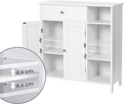 VASAGLE Kommode »BBC142W01«, Sideboard Badezimmerschrank, Badschrank, weiß 14 VASAGLE Kommode »BBC142W01«, Sideboard Badezimmerschrank, Badschrank, weiß -Vasagleau Geschaft 41cb065b 1e85 427e 8855 8a07dc2f106d