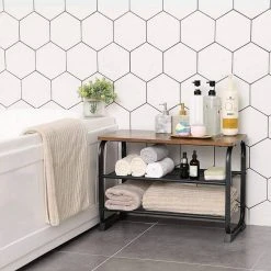 VASAGLE Schuhbank »LMR32BX«, Schuhschrank im Industrie Design, vintage -Vasagleau Geschaft 42c7dda0 a461 423e b3f5 13a0637195da