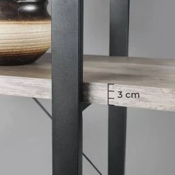 VASAGLE Bücherregal »LLS55BX LLS54BX LLS055B02«, stabiles Standregal, Wohnzimmerregal, vintage Greige-Schwarz -Vasagleau Geschaft 45b5554a a5f0 44de 9357 52095a69c5e9