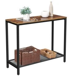 VASAGLE Konsolentisch »LNT80X LNT86X«, Konsolentisch, Beistelltisch, Flurtisch, vintage Vintage-schwarz 23 VASAGLE Konsolentisch »LNT80X LNT86X«, Konsolentisch, Beistelltisch, Flurtisch, vintage Vintage-schwarz -Vasagleau Geschaft 49f53d50 cd5f 44a7 8383 49c39522c4b2