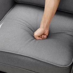 VASAGLE Relaxsessel »LAC003G01 LAC003M01«, Fernsehsessel, Loungesessel, mit Sitzkissen, für Wohnzimmer, Büro Beige, Grau -Vasagleau Geschaft 4dedeec5 0a48 4fd0 bbd1 1f575921f4c6